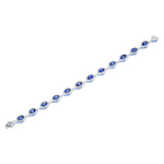 Браслет с Сапфирами и Бриллиантами, Br0143-02/1