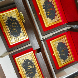 Визитница "Златоуст" с индив. логотипом под заказ