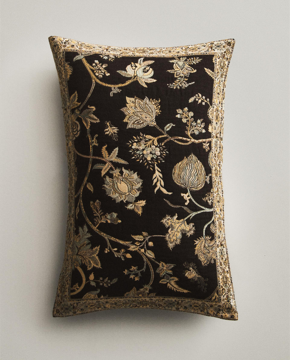 Zara Home наволочка декоративная из хлопка, коричневый, 40x60 см · 5334/008