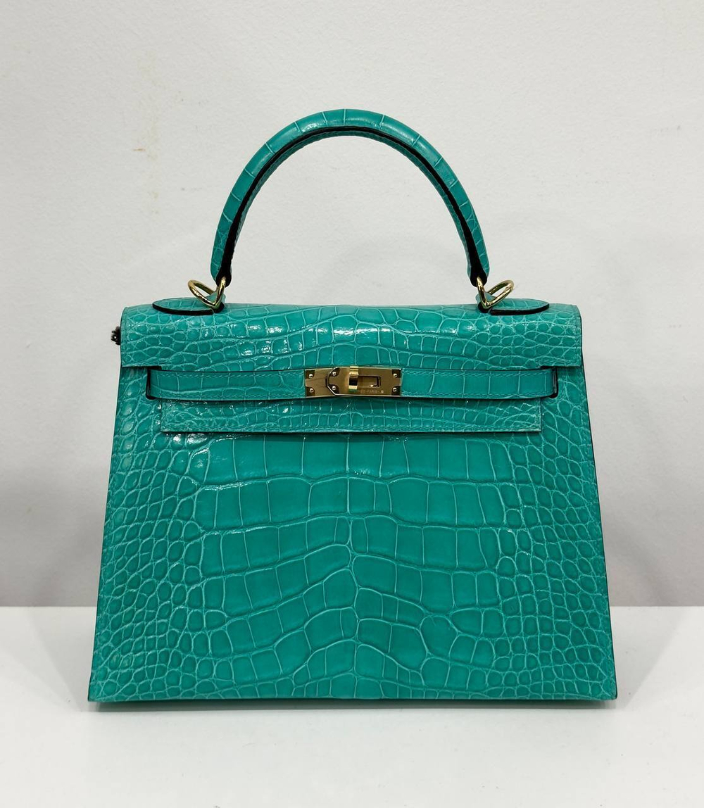 Сумка Hermes из кожи крокодила 25 см, арт. 466225386