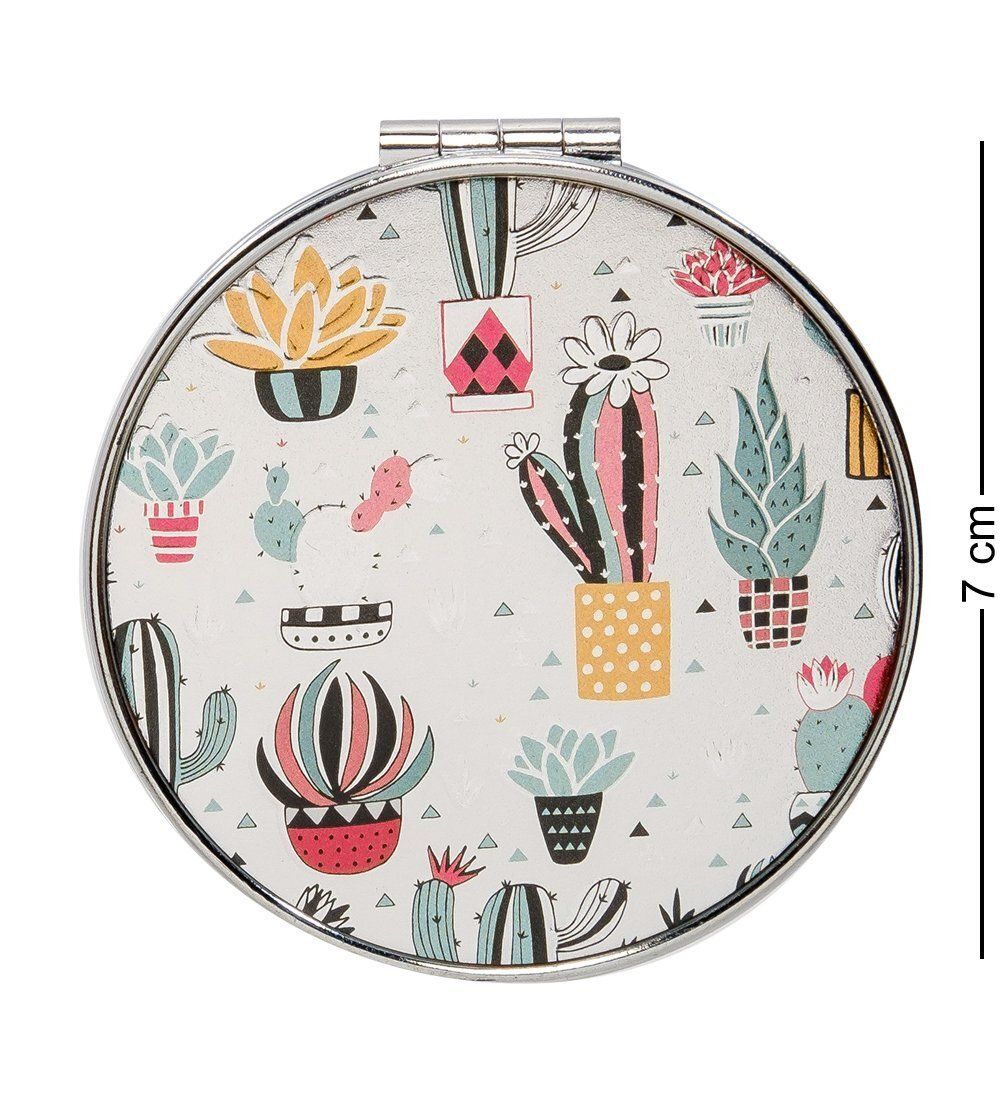 WW-125/1 Зеркало метал круглое «Мелокактус»