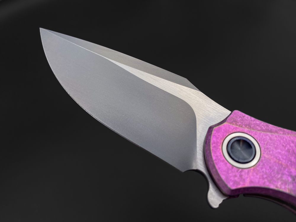 Складной нож Alatus 2 M390 CrystalTi pink
