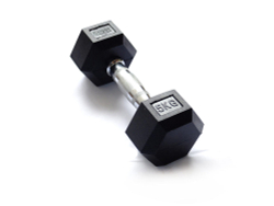 Гантель 5 кг гексагональная