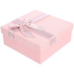 Коробка подарочная «С любовью» 15,5*15,5*6,5 см, розовый