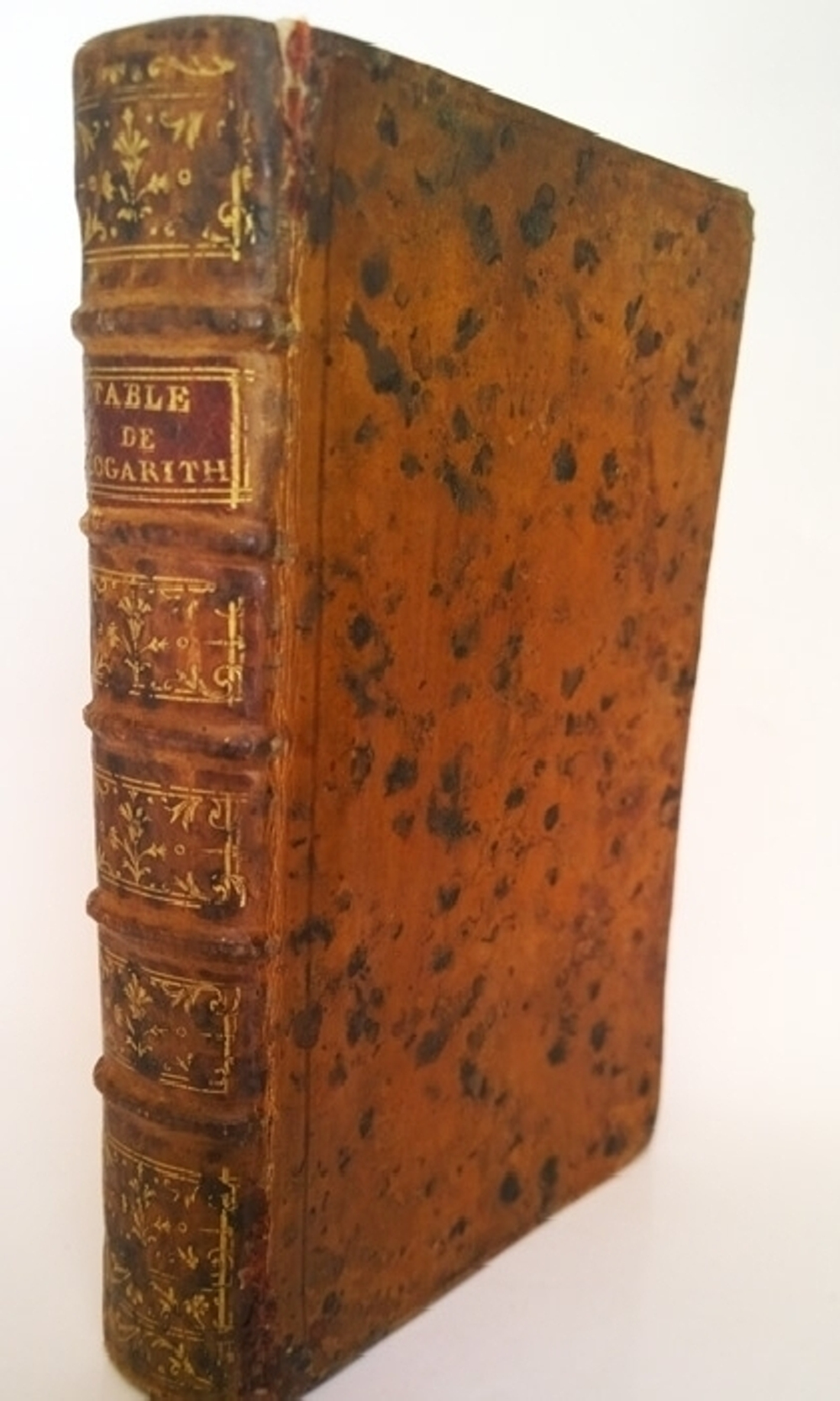 "Tables de logarithmes (Таблицы логарифмов)"  M.DCC.LXXXI (1781 г.)   Антикварная книга