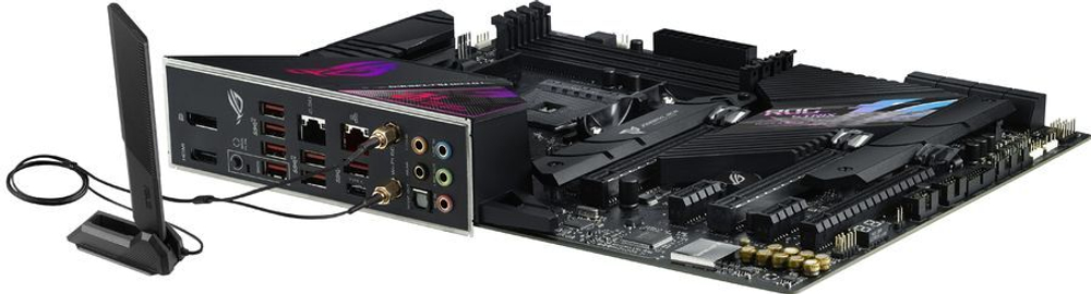 Материнская плата ASUS ROG STRIX X570-E GAMING WIFI II, Socket AM4, AMD X570, 4xDDR4, 3xPCI-E 4.0, 2500 Мбит/с, Wi-Fi, Bluetooth, подсветка, ATX