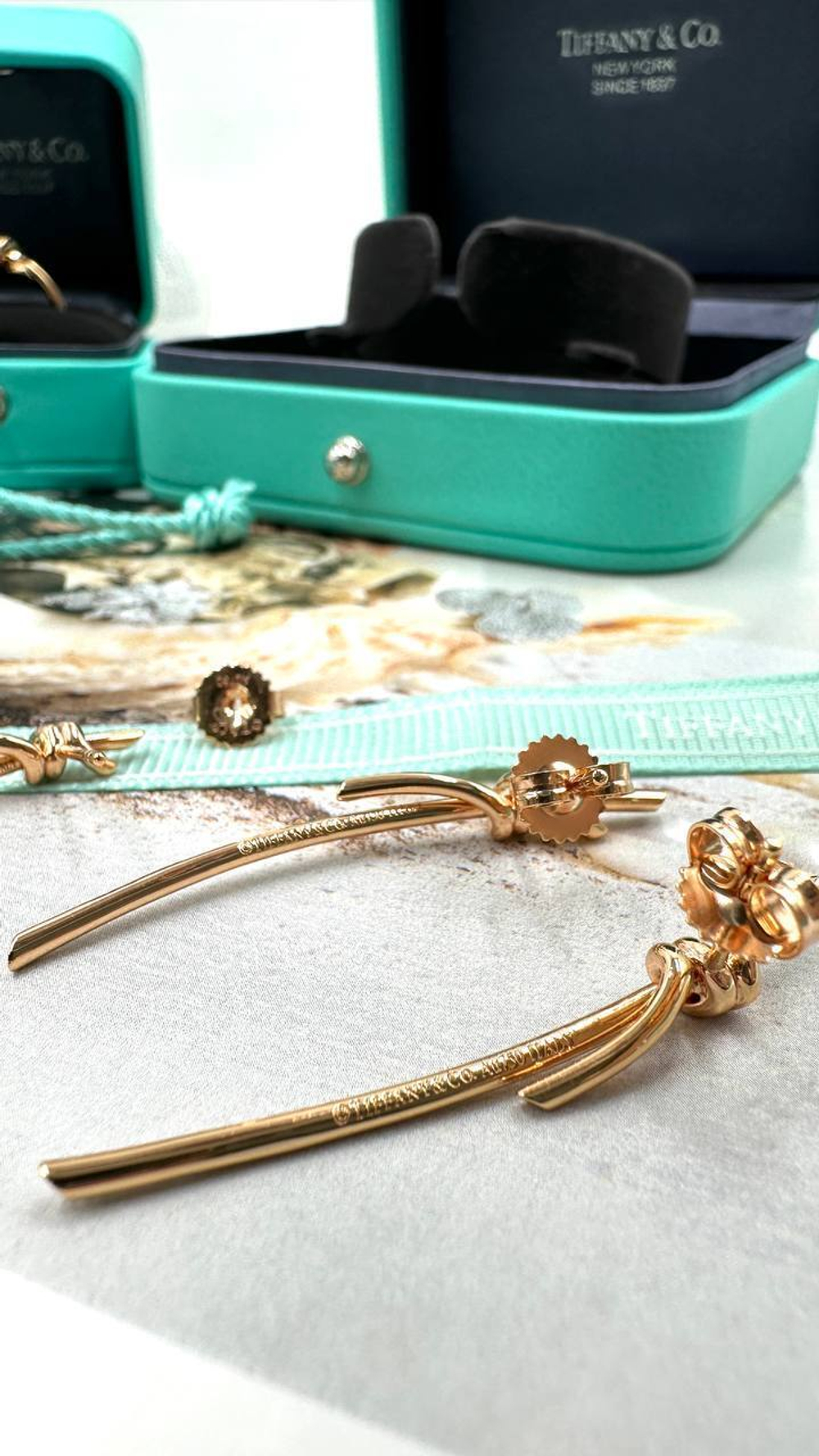 Серьги Tiffany & Co. 4,5 см