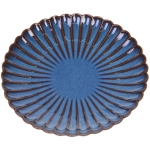 Тарелка керамическая «Верона» 20см ромашка синяя