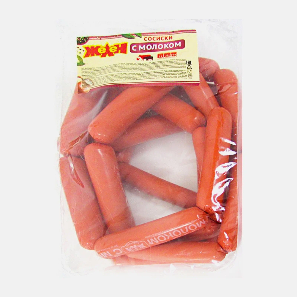 Сосиски Желен с молоком весовые