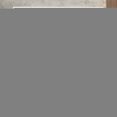 Шкаф Агератум МДФ четырехсекционный с антресолью и стеллажом в белой эмали - Белый Фасадный 0101  210*45*260