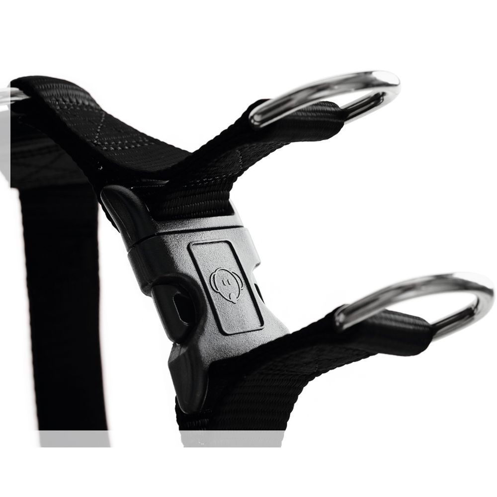 Шлейка для собак, Hunter Smart Ecco Квик S (33-45/35-49 см), нейлон черная