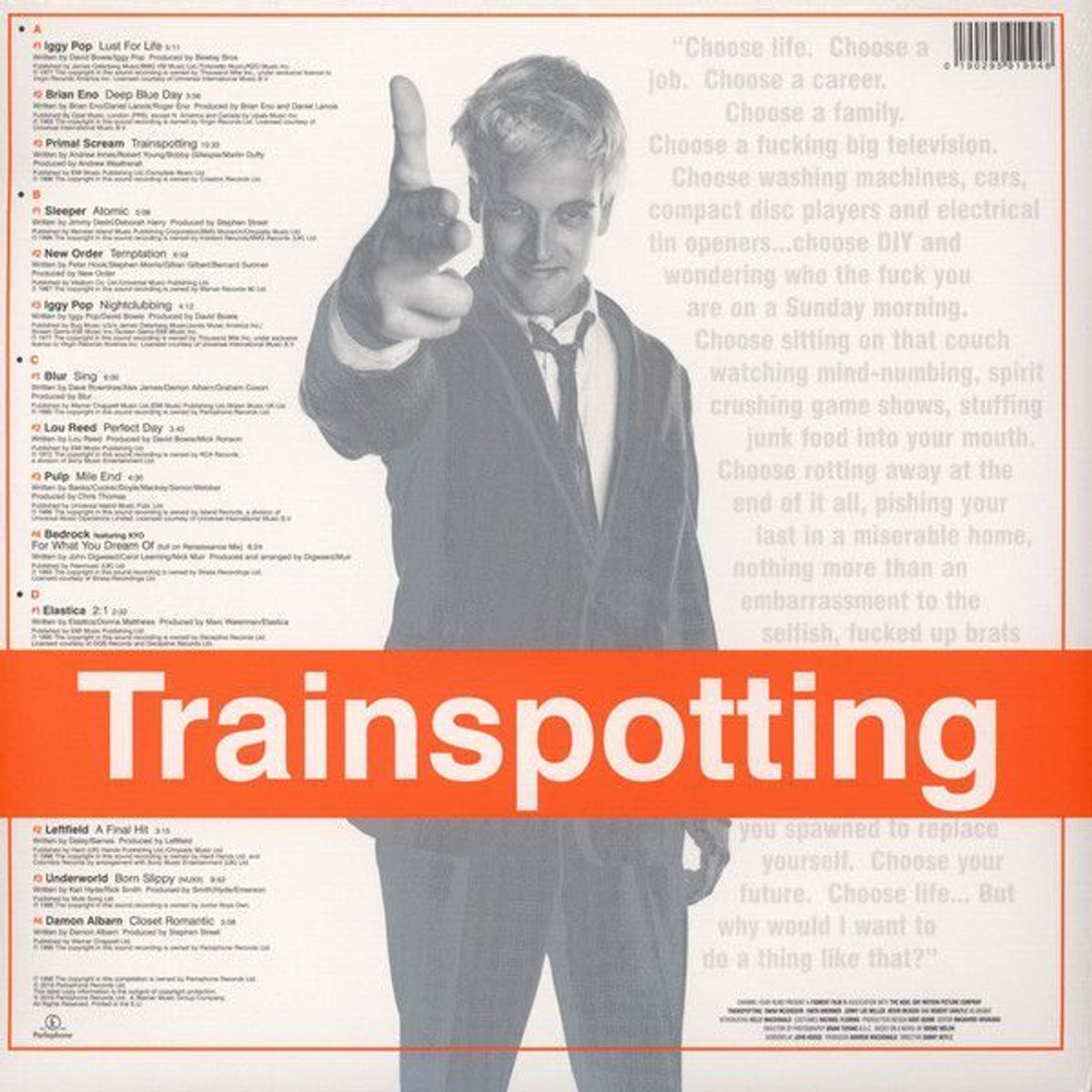 Виниловая пластинка Various Trainspotting Music From The Motion Picture
