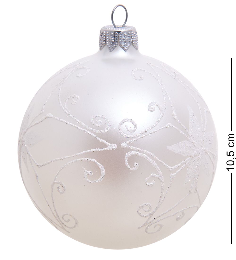 Элита НФШ-1130/1 Ел. украшение Шар «Зимний романс» 85 мм