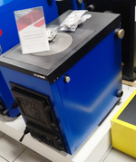 Котёл отопительный Везувий "Эльбрус-18П" (с чугунной плитой)