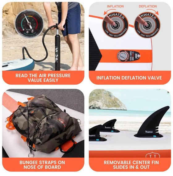 Сапборд надувной Funwater Cruise 335 см