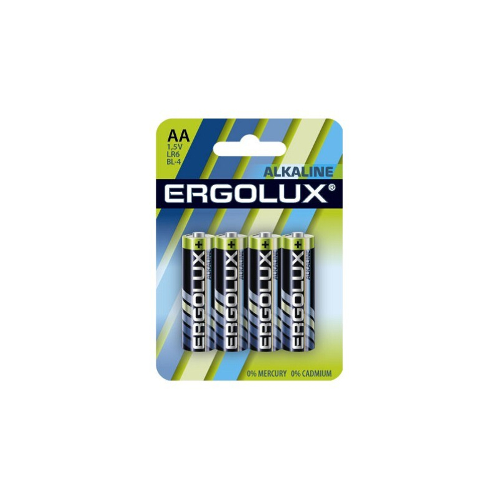 батарейка Ergolux LR-6 Alkaline BL4
