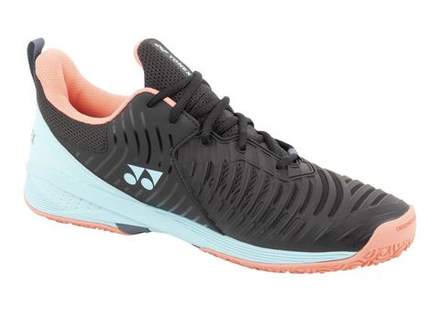 Теннисные кроссовки Yonex Power Cushion Sonicage 3 Clay - black/sky blue