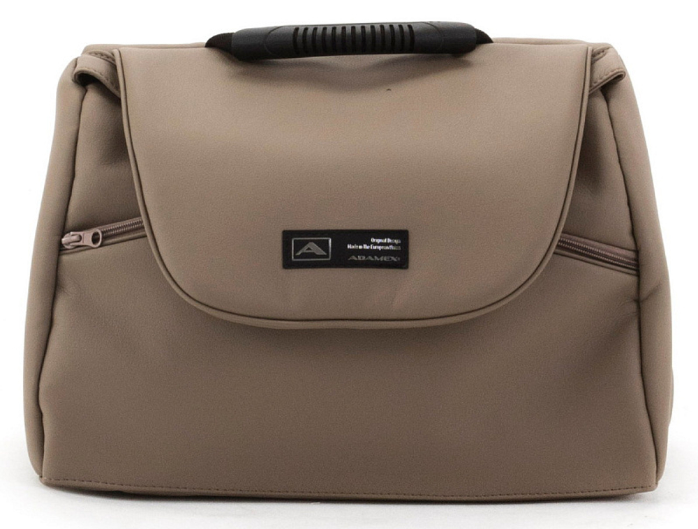 Детская коляска Adamex Nola Natura 2 в 1 N-4-CAPPUCCINO (СВ.БЕЖ + Т.БЕЖ.КОЖА)