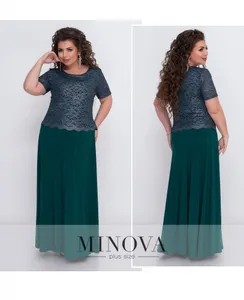 Платье 299-зеленый Minova