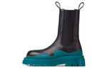 Bottega Veneta Tire Chelsea Boots Women"s Black Blue