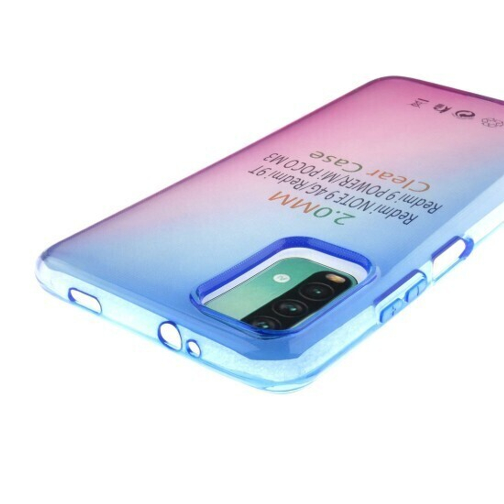 Чехол для Xiaomi Poco M3 Градиент, ТПУ, 012964