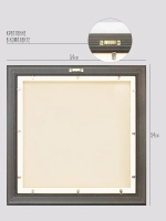 Картина на стену интерьерная на холсте 54*54 см