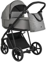 Детская коляска Roan Sol 3 в 1 с автокреслом Pituso Santiso Pro RSL/1011 Cloud Grey