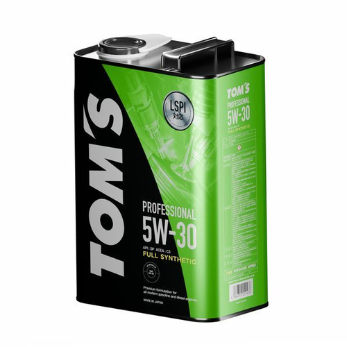 5W30 Масло моторное 4л. TOM'S 00410TP53004E