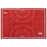 Коврик (мат) для резки ОСТРОВ СОКРОВИЩ, 5-ти слойный, А3 (450х300 мм), двусторонний, толщина 3 мм, 237444