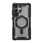 Защитный прозрачный чехол MagSafe с подставкой UAG Plasma XTE для Samsung Galaxy S25 Ultra Полупрозрачный композитный гибридный чехол со встроенной подставкой и высоким уровнем защиты при падении