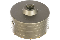 Буровая коронка, M22 х 115 мм, серый