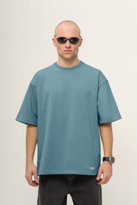 Футболка KUL'TURA OverSize "Basic" Блюстоун