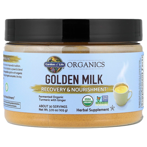 Garden of Life, Organics, Golden Milk, восстановление и питание, 105 г (3,7 унции)