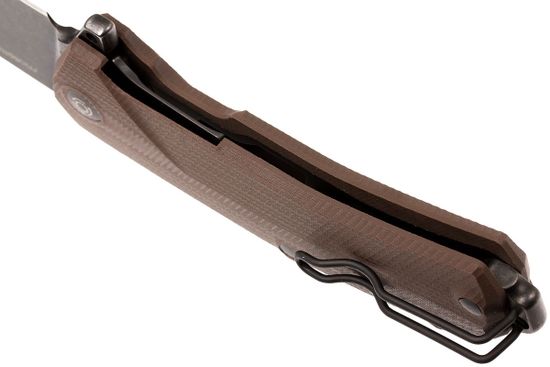 Складной нож Lion Steel "KUR" L/KUR BBR c клинком из стали Uddeholm Sleipner®, рукоять G10