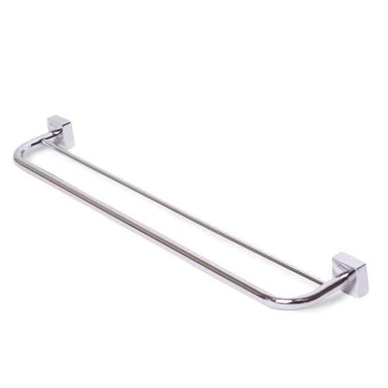 Держатель полотенец двойной Besser BS 8800A (62,5х11х4,5 см) из нержавеющей хромированной стали