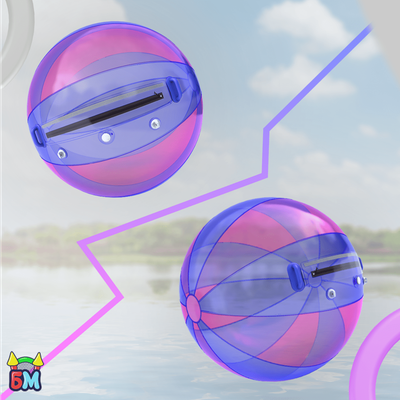 Аттракцион Водный шар ПВХ «Сине-розовый» 2*2*2 м