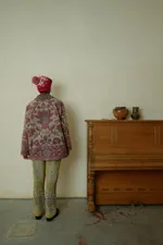 Куртка Soeurs Удлиненная Теплая / Long Padded бордовая