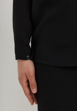 Блуза из вискозы, черная