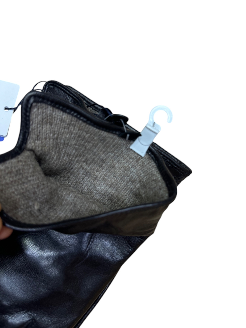 Перчатки.Мужские.Кожаные.Люкс качества. Подклад: трикотаж-шерсть.5 шт в упаковке.