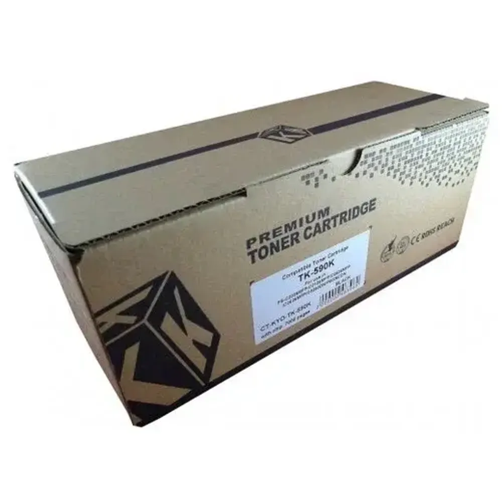 Тонер-картридж ELP, аналог Kyocera TK-590K для FS-C2026/C2126/C2526/C2626/C5250/P6026/M6526 black 7K
