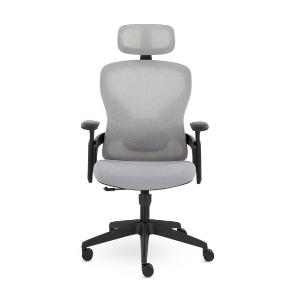 Кресло UTFC Осака М-201 черный пластик (серый)