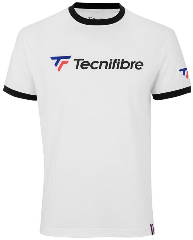 Футболка для мальчика теннисная Tecnifibre Cotton Tee Club Jr - white