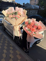 Букет розовых французких роз