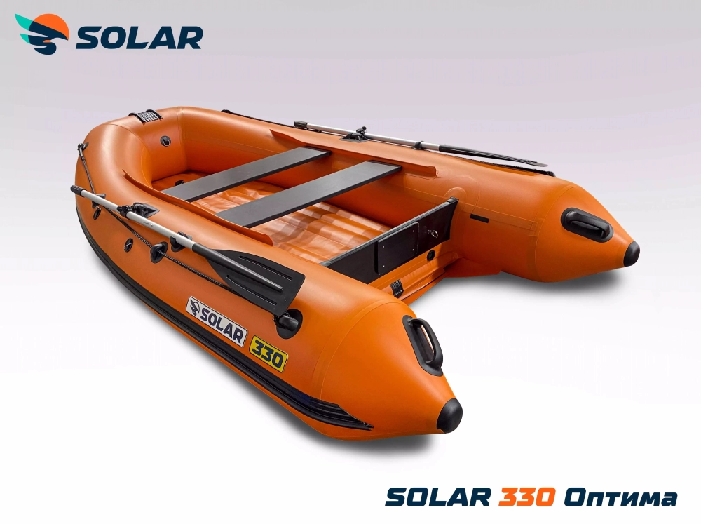 Лодка надувная моторная solar-330 к (оптима)