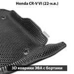 Передние автомобильные коврики ЭВА с бортами для Honda CR-V VI (22-н.в.)