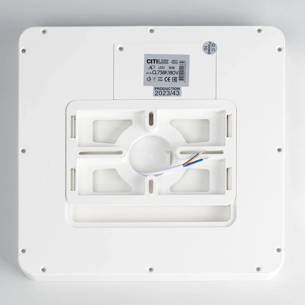 Citilux Бейсик CL738K180V LED Светильник накладной Белый