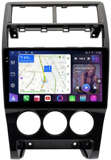 Магнитола для Lada Priora 2013-2018 - FarCar 3018M монитор 9.5" QLED на Android 14, TS18, CarPlay, 4G SIM-слот