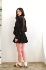 Жакет (бомбер) бархатный