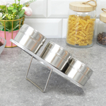 Набор для специй 7 предметов, на магните, цвет серебро, MB 40465