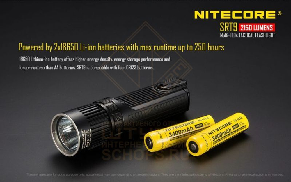 Фонарь Nitecore SRT9